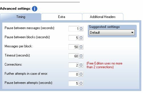 SendBlaster - Ein Offline-Newsletter-Manager für Ihre kleine Website sendblaster9