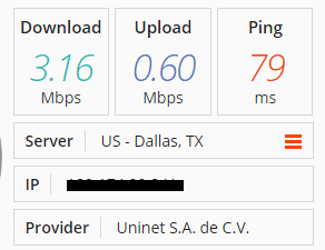 Verwenden Sie BandwidthPlace, um die Ergebnisse der Internet-Download- und Upload-Geschwindigkeit zu testen