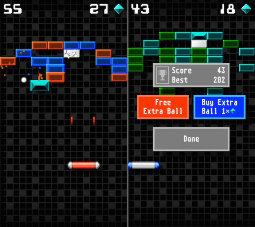 Breakfinity-für-iOS-Laser-Extra-Ball