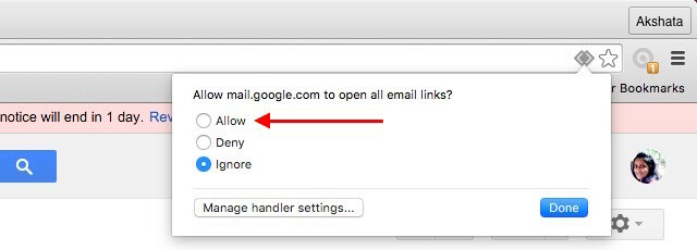 Chrome-Standard-Handler-Google Mail