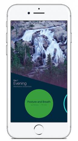 Finden Sie Ruhe in Meditationsstunden für mobile Apps. Zeitlich geführte Sitzungen