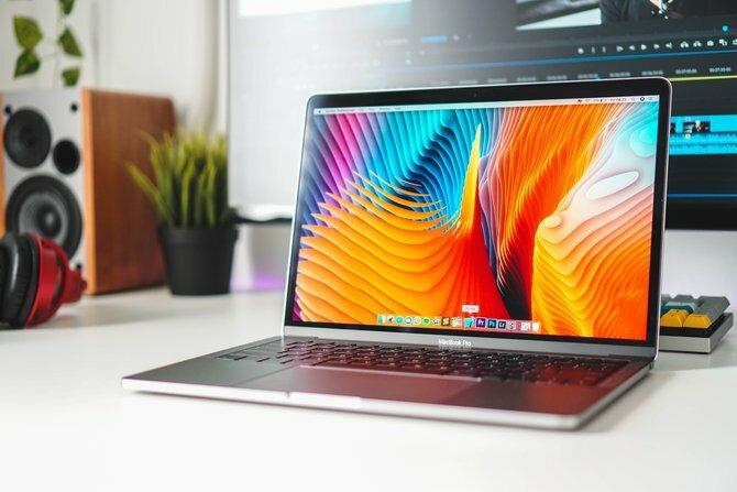 macOS auf einem Apple MacBook