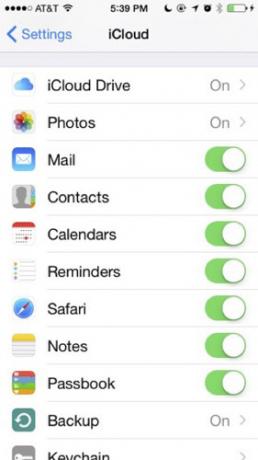 iCloud Drive Setup auf einem iPhone Screenshot