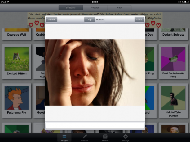 Meme Generator: Möglicherweise die größte Menge an Spaß, die Sie auf Ihrem iPad haben werden memegenerator2
