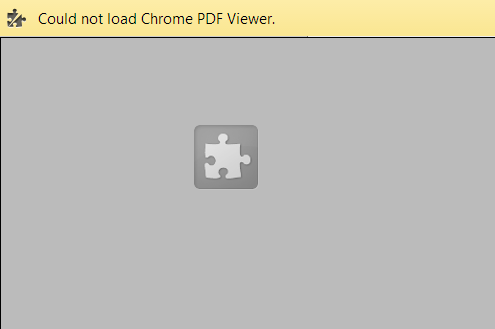 Chrome PDF scheitern