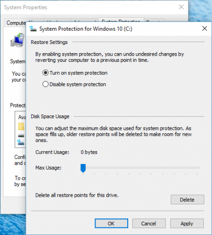 Systemschutz Windows 10