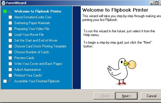 Erstellen Sie Ihr eigenes Flipbook mit dem Flipbook-Drucker (nur Windows) flipbook3