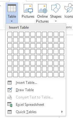 So addieren Sie schnell Zeilen in einer Tabelle in einer Microsoft Word-Word-Einfügetabelle