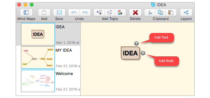 SimpleMind Lite Mac Mind Map