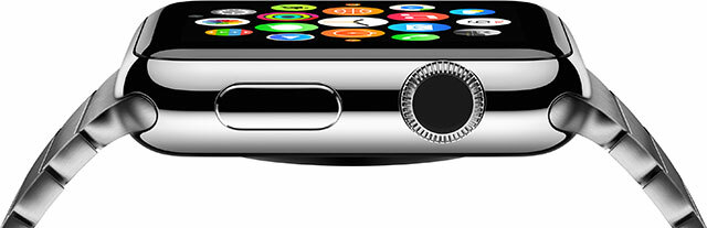 Apples großes Ereignis: iPhone 6, Watch & New Wireless Payment System iwatch Held