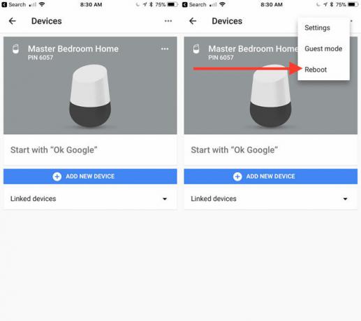 So richten Sie Ihren Google Home-Neustartpfeil für Google Home ein und verwenden ihn