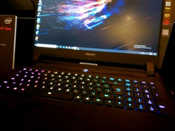 Aorus 17 Laptop CES Tastatur