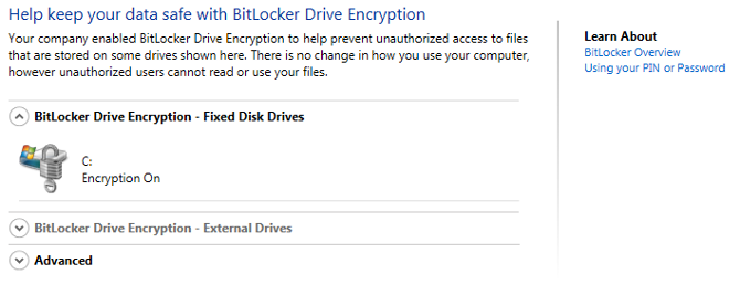 Bitlocker-Encyption