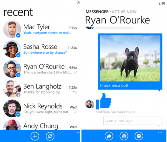 Windows Phone-Benutzer können jetzt Facebook Messenger fbmwindowsphone3 installieren