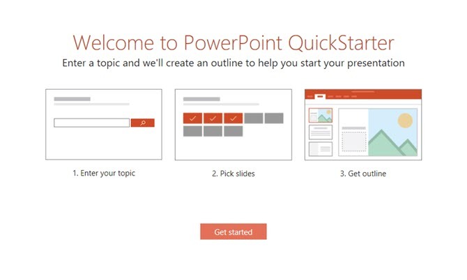 PowerPoint QuickStarter skizziert sofort jede neue Präsentation und startet Sie mit den richtigen PowerPoint Quickstarter-Schritten