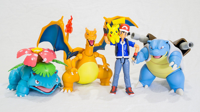 Pokemon Sammlerfiguren Venusaur Charizard Pikachu Ash Blastoise