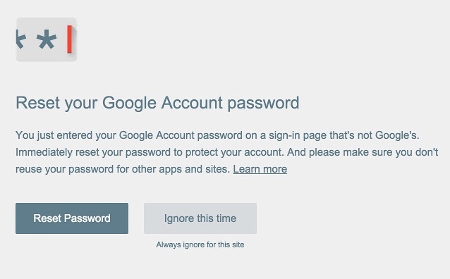 Schützen Sie Ihre Google-Konten mit dieser offiziellen Passwortbenachrichtigung