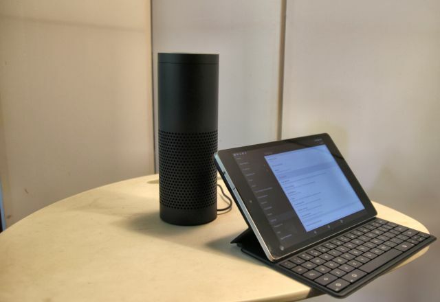 Amazon Echo mit Tablet