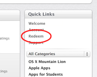 Kürzlich einen Mac gekauft? Fordern Sie Ihr kostenloses Upgrade auf OS X Mountain Lion an, um den Code einzulösen