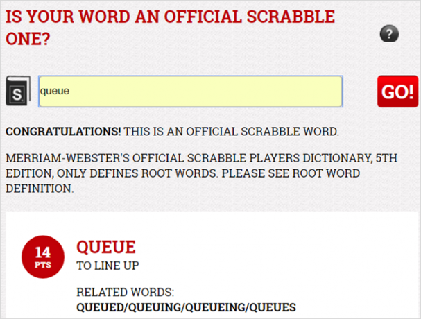 13 Einzigartige Online-Wörterbücher für jede Situation ScrabbleDictionary-Web