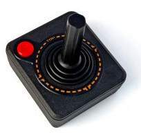 5 Seiten, um wieder alte Computerspiele zu spielen atari Joystick