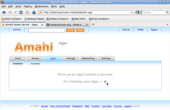 Einrichten eines Amahi Home-Servers - Hinzufügen eines Laufwerks zu Ihrem Server [Linux] 1 Installieren Sie Apps