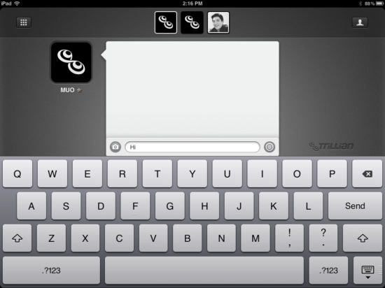 iPad Chat Client