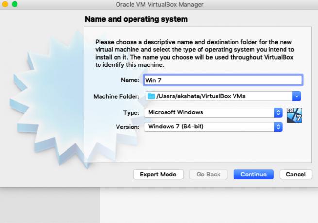 Einrichten von Windows mit VirtualBox auf dem Mac