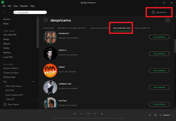 Spotify folgt