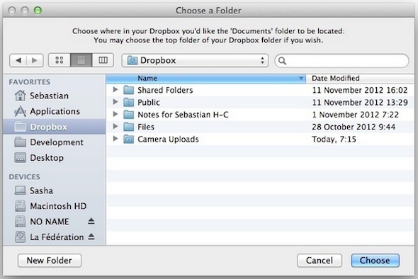 Dropbox Mac synchronisieren