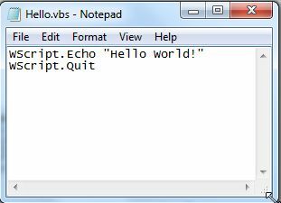 Windows Scripting Host Tutorial