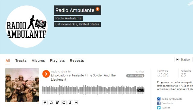 Radio Ambulante Podcast auf SoundCloud