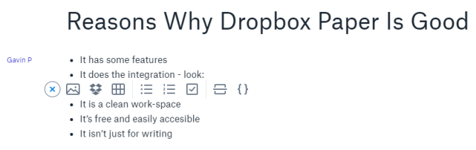 Wie Dropbox-Papier Google Docs und Office Online-Funktionen zum Schreiben von Dropbox-Papierdokumenten mit Integration nutzt