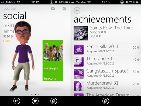 Xbox LIVE-Apps jetzt für Windows Phone 7 und iOS verfügbar [News] my xbox live iphone app