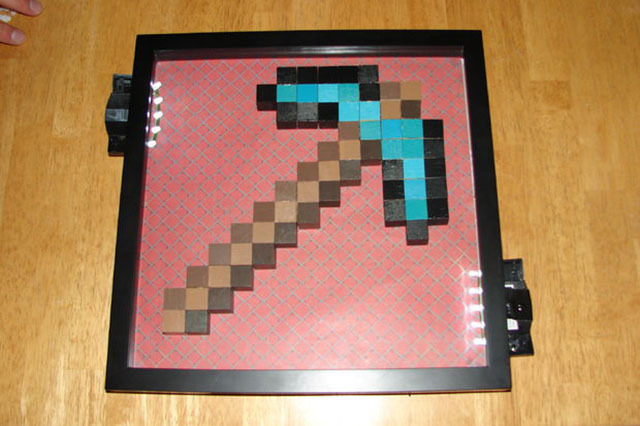 Minecraft-DIY-Spitzhacke-Lampe