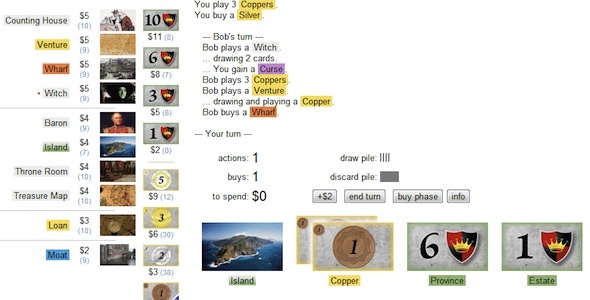 Dominion Spiel online