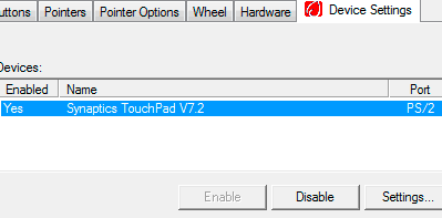 So deaktivieren Sie das Touchpad