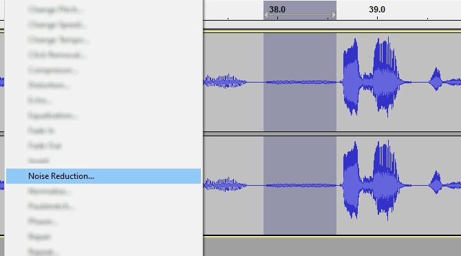 Reduzieren Sie Hintergrundgeräusche für mehr Audio in Audacity