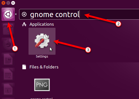 Hinzufügen von Gnome Control zu Ubuntu