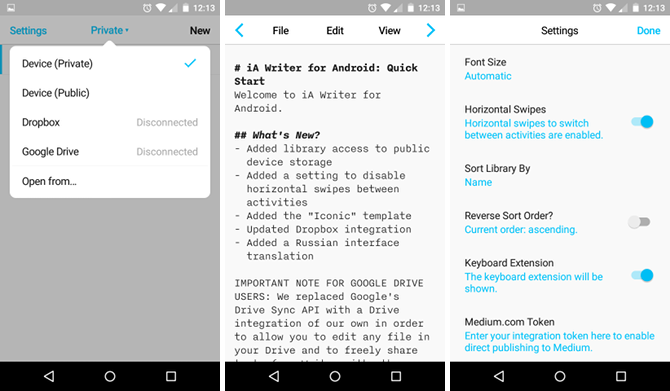 7 ablenkungsfreie Texteditoren für Android im Vergleich: Welches ist das Beste? Android Text Editor ua Schriftsteller