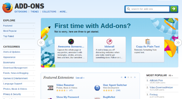 Mozilla-Firefox-Store-Addons