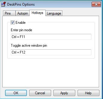 Deskpins-Hotkey