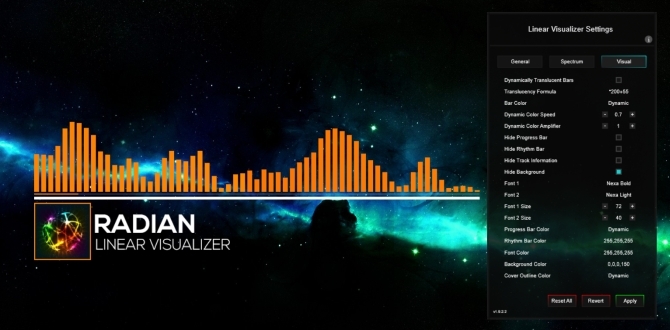 Windows 10 Volumen Radian Visualizer Regenmesser