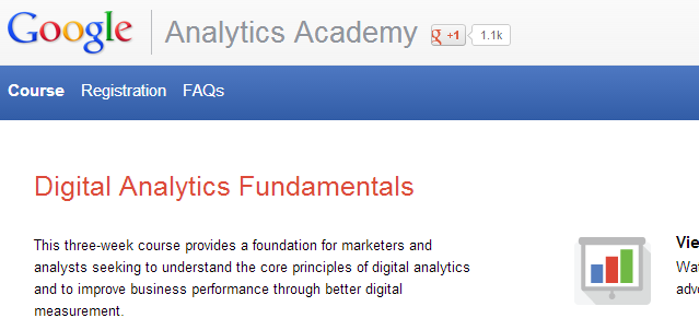 Google startet Analytics Academy, um Menschen über die Google Analytics Analytics Academy zu unterrichten