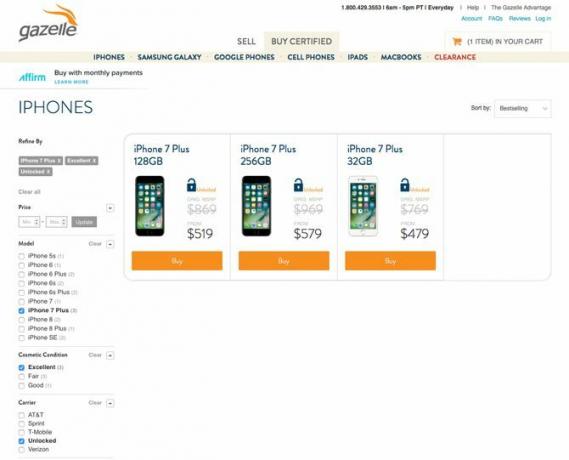 bester Ort, um gebrauchte iPhone zu kaufen - Gazelle iPhone Storefront