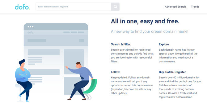 Finden Sie Ihren Traum-Domainnamen mit Dofo