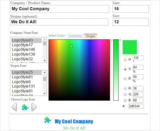 Logomaker Chrome App