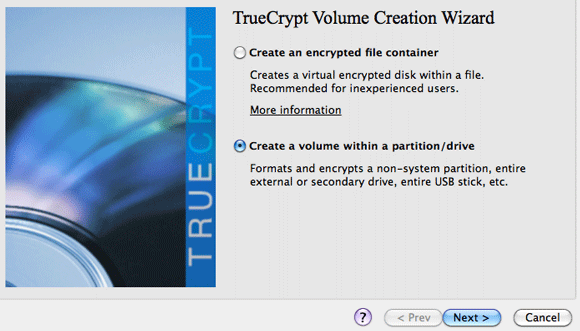 So erstellen Sie eine wirklich versteckte Partition mit TrueCrypt 7 2 innerhalb der Partition