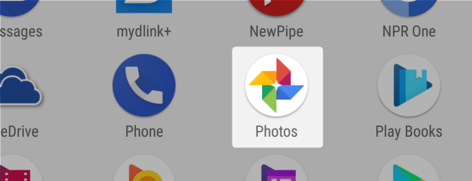 7 Kostenlose Google-Dienste, die Sie Akkulaufzeit und Datenschutz kosten Google Photo App Launcher