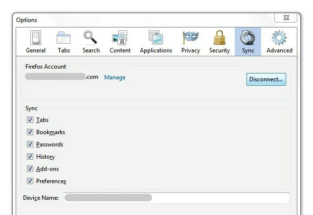 Firefox-Sync